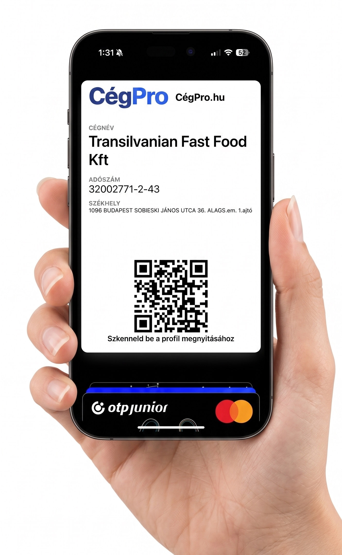 Apple Wallet Kártya